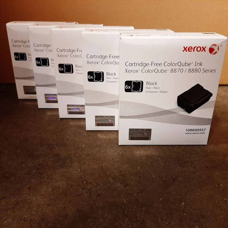 XEROX 108R00957 Solid Ink schwarz black f. ColorQube  8870 8880 NEU & OVP - Bild 1 von 1