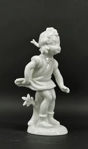 9924074 Figura de porcelana niña boca de beso besando porcelana blanca W&A H20cm - Imagen 1 de 4