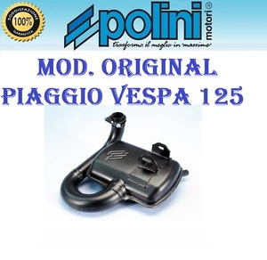 MARMITTA POLINI 200.2018 ORIGINALE PIAGGIO VESPA PX 125 150 2T ARCOBALENO - Foto 1 di 2