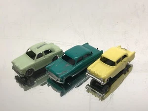 3x LESNEY MATCHBOX 45+33+57 VAUXHALL FORD WOLSELEY -3inch- POOR - 367 - Picture 1 of 6