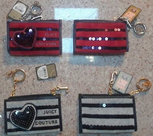 NWT LADIES JUICY COUTURE COIN PURSE PICK COLOR - Picture 1 of 3