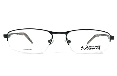 Realtree Brille Rahmen MAX-5 R495 BLK Schwarz Rot Rechteckig Halb Rim 53-17-140 - Bild 1 von 4