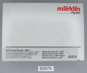 Märklin 60975 H0 SoundDecoder mSD3 #NEU in OVP# - Bild 1 von 1