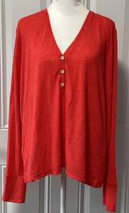 Victoria’s Secret langärmliges Damen-Schlafshirt drei Knöpfe V-Ausschnitt X-Large - Bild 1 von 13