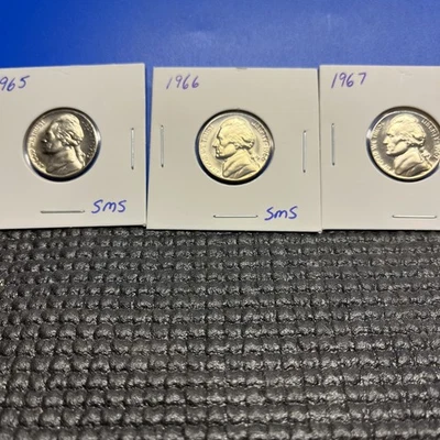 1965/1966/1967 SMS Jefferson Nickels - Image 1 of 4
