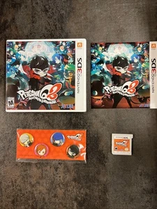 Persona Q2: New Cinema Labyrinth (Nintendo 3DS 2019) Completo CIB con Botones Pin - Imagen 1 de 6