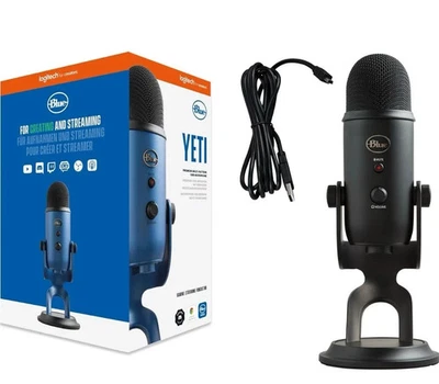 Logitech for Creators Blue Yeti USB Microphone for Gaming, Streaming, Podcasting - Image 1 of 4