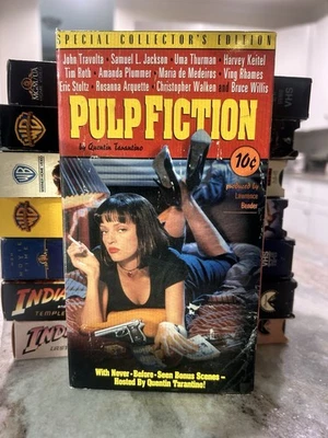 Pulp Fiction (VHS, 1996, Special Collectors Edition) - AS IS, TAPE BUNCHED UP - Image 1 of 3