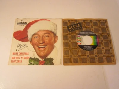 Bing Crosby’s White Christmas / God Rest Ye Merry Gentlemen 45 & ps  gv34 - Image 1 of 2