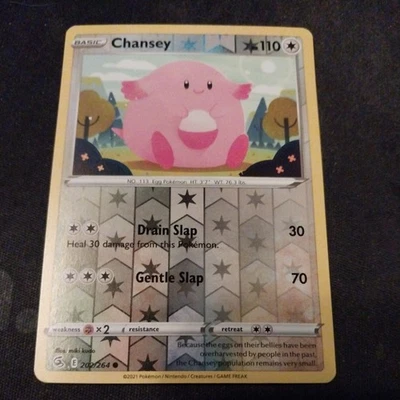 CHANSEY 202/264 FUSION STRIKE POKEMON REVERSE HOLO - Image 1 of 4