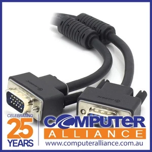 10 Metre ALOGIC VGA/SVGA Premium Shielded Monitor Cable With Filter Male to Male - Picture 1 of 1