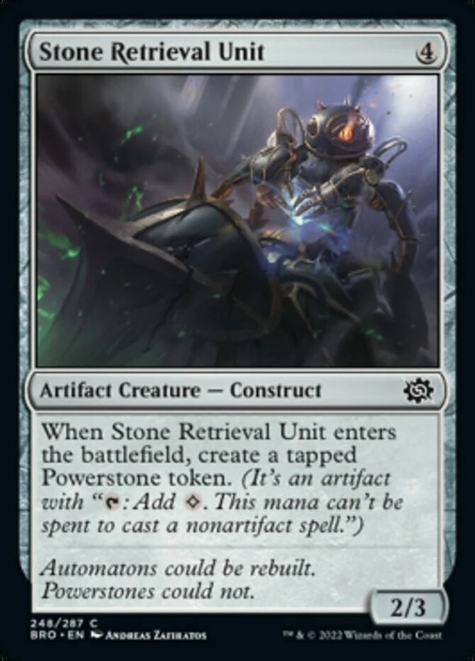 x1 Stone Retrieval Unit - The Brothers' War - NM - MTG - Image 1 of 1