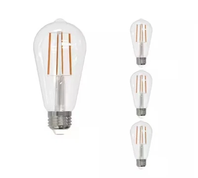 Bulbrite 100W Equivalent ST18 Dimmable Medium Screw LED Light Bulb 2700k 4-Pack - Image 1 of 4