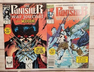 Punisher War Journal (1989) Edición #6 y 7 En estado bastante bueno+ 1st Wolverine vs Punisher 🔑 - Imagen 1 de 7