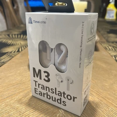 Timekettle M3 Language Translator Earbuds White - Image 1 of 4