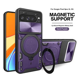 For Google Pixel 8 9 Pro 8a 9a XL Push Camera Bracket Phone Case Protective Ring - Picture 1 of 14