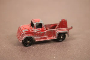 Vintage Tootsie Toy RED Tow Truck Metal LQQK - Picture 1 of 6