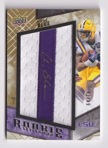 2014 Upper Deck Lettermen Alfred Blue #RL-LF Rookie Patch Auto /75 LSU Tigers - Bild 1 von 3