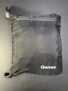 Bolsa de viaje plegable grande negra Gonex 40 L compartimento para zapatos gimnasio fin de semana - Imagen 1 de 20