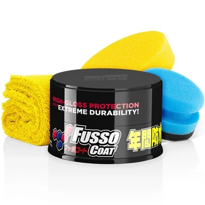 Car Wax Hard Wax Paint Sealer Soft99 New Fusso Coat 12 Months Wax Dark - Image 1 of 4