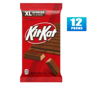 12x Packungen KIT KAT Milchschokolade Oblate XL, Schokoriegel - je 4,5 Unzen - Bild 1 von 3