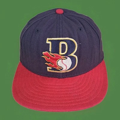 Vintage Bakersfield Blaze New Era 59FIFTY Fitted Cap 7 1/4 Minor League Baseball - Image 1 of 4
