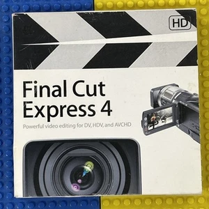 Apple Final Cut Express 4 HD Video Editing Software - Picture 1 of 4