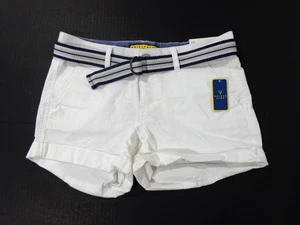 New! Prince and fox White Chino Beachcomber Shorts Belted 3.5” Inseam Size 4 - Picture 1 of 7