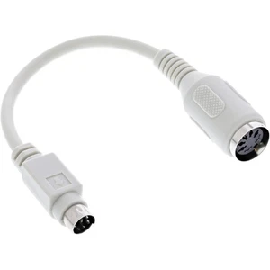 Kabel adaptera klawiatury 5-biegunowe gniazdo DIN na wtyczkę PS/2 26 cm do komputera retro - Zdjęcie 1 z 1