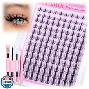 Manga Lash Clusters Kit Anime Ciglia Kit Estensione Ciglia Fairy Lash 8-16m - Foto 1 di 5