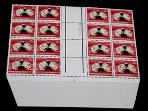 COCOS KEELING IS 1969 BIRDS & MARINE LIFE 3c ISSUE IN G/BLOCK OF 16 & S/NO M/N/H - Picture 1 of 1