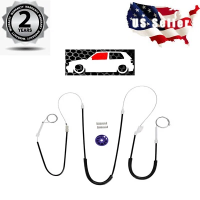 For Volkswagen Jetta, Golf 93-99 Window Reg. Repair Kit Front Left Driver - Image 1 of 3