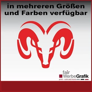 Dodge RAM Widder Mopra Logo Aufkleber Sticker Beschriftung #6006 - Bild 1 von 18
