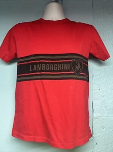 Red Lamborghini Single-Stitch T-Shirt - Youth Medium - Picture 1 of 6
