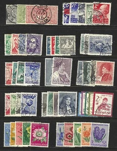 COLECCIÓN DE SELLOS DE LOS PAÍSES BAJOS — (13) JUEGOS SEMI-POSTALES -- 1906 - USADO - Imagen 1 de 1