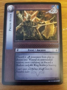 El Señor de los Anillos JCC Traición y Engaño 18C101 Ataque Preciso CCG LOTR - Imagen 1 de 1