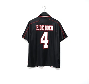 1998/99 DE BOER #4 Ajax Vintage Umbro Away Football Shirt (M) - Picture 1 of 13
