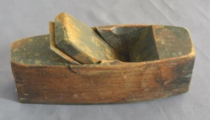 NICE ANTIQUE 19th CENTURY COFFIN SHAPE WOOD PLANE BY ESCHER - Picture 1 of 8