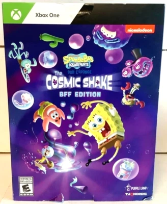 NEW Xbox One Spongebob Squarepants THE COSMIC SHAKE BFF EDITION Video Game XB1 - Image 1 of 2