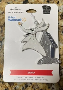 ADORNOS METÁLICOS HALLMARK EXCLUSIVOS DE WALMART PESADILLA ANTES DE NAVIDAD CERO - Imagen 1 de 2