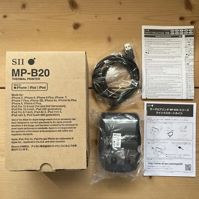 Seiko Instruments Mobile Printer Wireless USB Bluetooth With thermal paper roll - Image 1 of 4