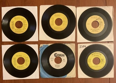Lot of (6) Eddy Arnold Promo 45 RPM Records - Image 1 of 3