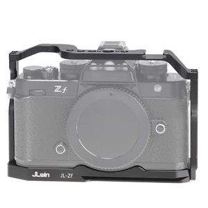 Aluminum Camera Cage w/ ARRI 3/8"-16 Locating Hole Cold Shoe for Nikon ZF Camera - Picture 1 of 20
