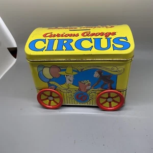 Curious George Circus Peanuts Collectable Tin Bank - Picture 1 of 8