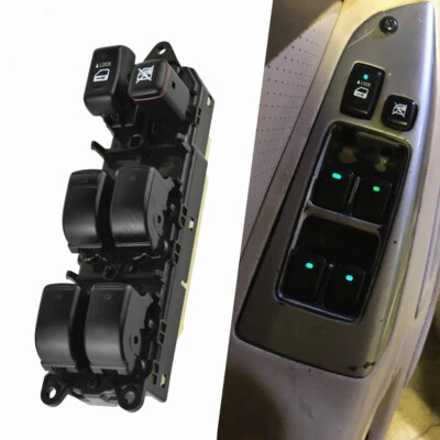 Front Left For TOYOTA LAND CRUISER PRADO 2002-2008 2009 2010 Power Window Switch - Image 1 of 4