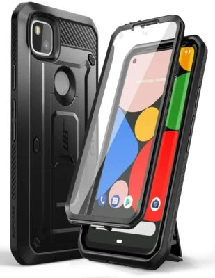 SUPCASE for Google Pixel 4A, FullBody Screen Protector Case Rugged Stand Cover Foto 1 de 4