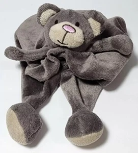 Bear Lovey mit 2 Fuß Braunbär rosa Nase Sicherheitsdecke Markenlos 21 Zoll Rarität EUC - Bild 1 von 7