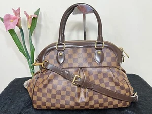 Authentic Louis Vuitton Damier ebene Trevi PM Shoulder Bag - Picture 1 of 17