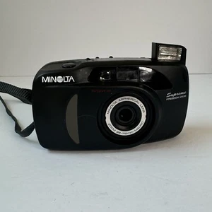 Minolta Supreme Freedom Zoom 35mm Film Camera Point & Shoot Tested & Working - Picture 1 of 7