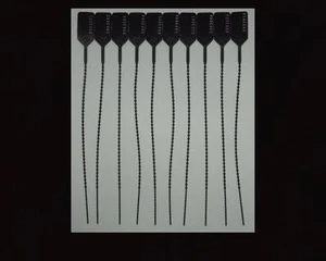10 x Tamper Evident Security Seals - Luggage, Bags, Ties, Travel, Identification - Picture 1 of 4